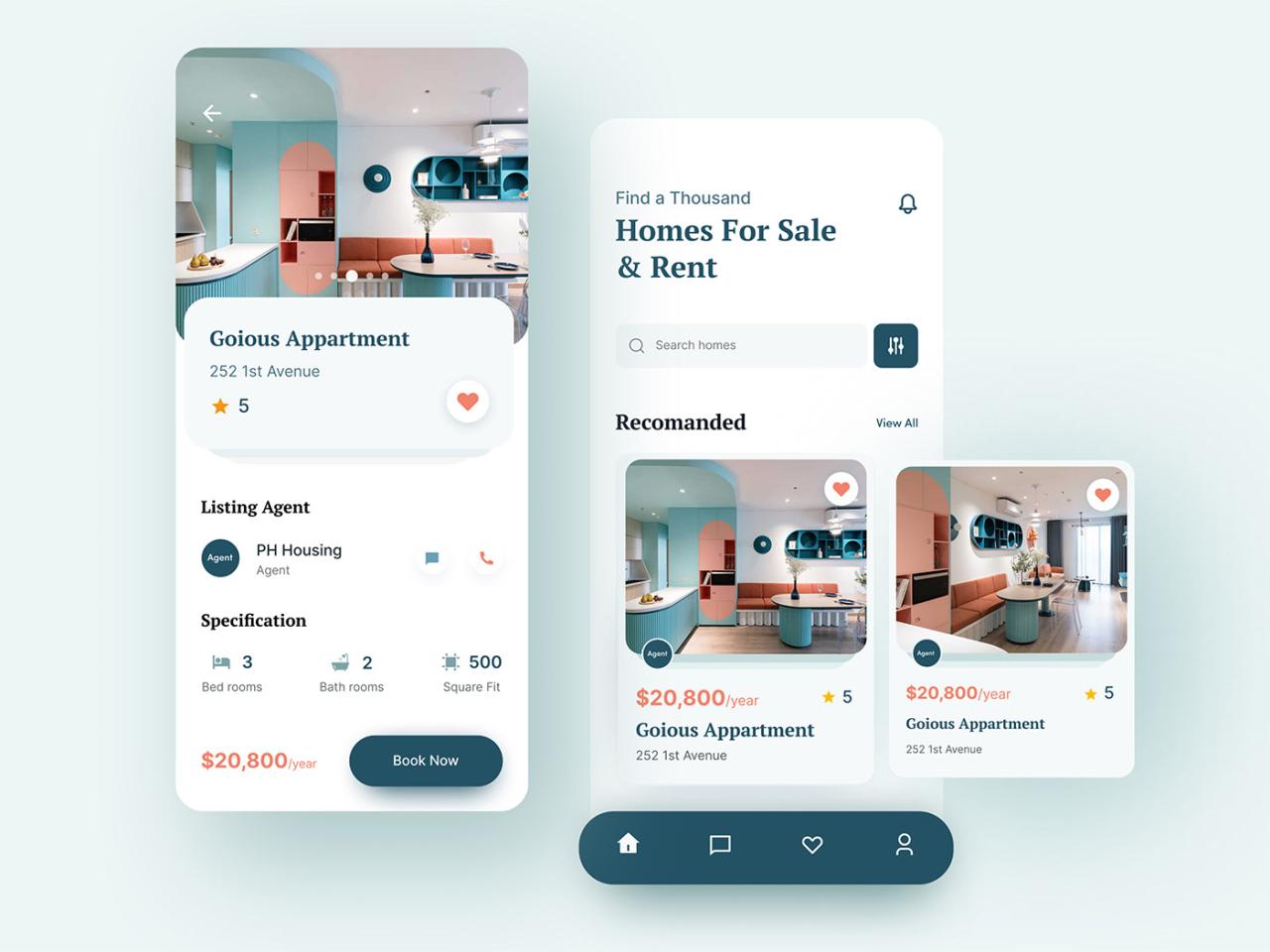 Real Estate Management Mobile App on Behance Affordable real estate software for mobile home investors