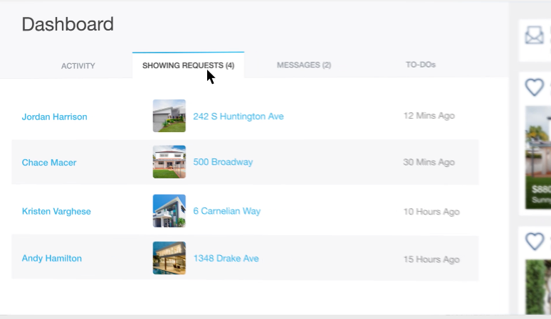 Real estate software tools for mobile home listings